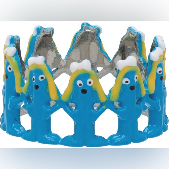 Marc Jacobs Heaven Blue GOO 3D Ring NWT - Picture 3 of 12